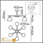Люстра Lumion COLANGE new 8095/6C - Фото 0