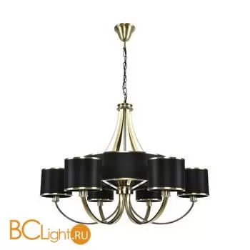 Люстра с черными тканевыми плафонами Lumion E14 6*40W + G9 3*20W 220V DEMETRA 8406/9