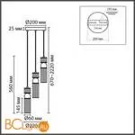 Люстра Lumion DENVER 8277/3A - Фото 1