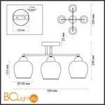 Люстра Lumion DESIREE 5224/4C - Фото 0