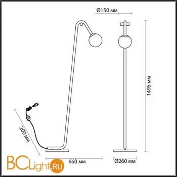 Торшер Lumion DEXTER 6500/1F - Фото 0