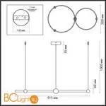 Подвесной светильник Lumion DIEGO 6533/80L - Фото 0