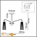 Люстра Lumion DOLIANA new 6584/8C - Фото 0