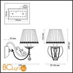 Бра Lumion Dominga 3202/1W - Схема