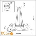Люстра Lumion Effi 3707/5 - Схема