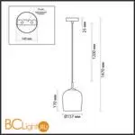 Подвесной светильник Lumion ELLIE 6551/1A - Фото 0