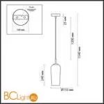 Подвесной светильник Lumion ELLIE 6551/1B - Фото 0