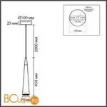 Подвесной светильник Lumion EOLIANA 8351/1C - Фото 0