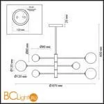 Люстра Lumion Estelle 5225/6C - Фото 0