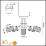 Люстра Lumion Fern 4492/5C - Фото 2