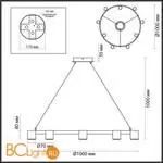 Подвесной светильник Lumion FLINT 6532/58L - Фото 0