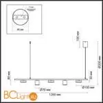 Подвесной светильник Lumion FLINT 6532/57L - Фото 0