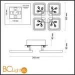 Потолочный светильник Lumion FOSTER 5205/64CL - Фото 0