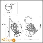 Бра Lumion Frizza 3074/1W - Схема