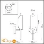 Бра Lumion GEORGIA 6537/1W - Фото 0