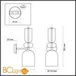 Бра Lumion Gillian 4589/1WA - Фото 0