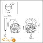 Бра Lumion Girona 2942/1W - Схема