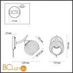 Бра Lumion Giselle 4545/1W - Фото 1