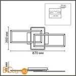 Потолочный светильник Lumion GOLDY 8021/90CL - Фото 0