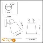 Бра Lumion GRETCHEN 5219/1W - Фото 0