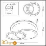 Потолочный светильник Lumion Harmony 4502/85CL - Фото 1