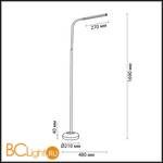 Напольный светильник Lumion Haruko 3753/6FL - Схема