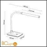 Настольная лампа Lumion Haruko 3753/6TL - Схема