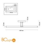 Подсветка для картин Lumion Hikari 3766/12WL - Схема