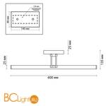 Подсветка для картин Lumion Hikari 3767/12WL - Схема