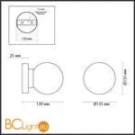 Настенный светильник Lumion Holly 4538/1W - Фото 1