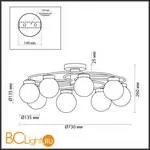 Люстра Lumion Holly 4538/8C - Фото 1