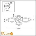 Потолочный светильник Lumion Honey 4582/99CL - Фото 1