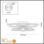 Потолочный светильник Lumion Honey 4583/99CL - Фото 1