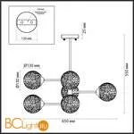 Люстра Lumion Hugo 4493/6C - Фото 1