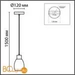 Подвесной светильник Lumion ICE new 6562/1A - Фото 0