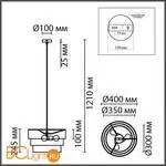 Подвесной светильник Lumion ILAIDA new 8039/3 - Фото 0