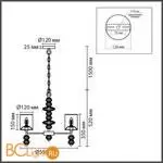 Люстра Lumion ILMIRA 8337/6 - Фото 1