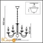 Люстра Lumion INCANTO new 8033/10 - Фото 0