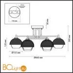 Люстра Lumion Jade 4456/6C - Фото 1
