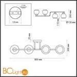 Люстра Lumion JANET 5217/4C - Фото 0