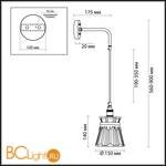 Бра Lumion Jess 3798/1W - Схема