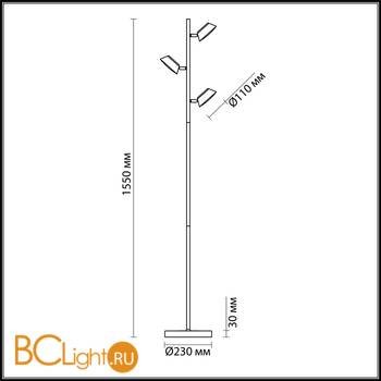 Напольный светильник Lumion Jill 3747/15FL - Схема