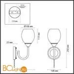 Бра Lumion Jolene 4546/1W - Фото 1