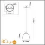 Подвесной светильник Lumion Joseph 4455/1 - Фото 1