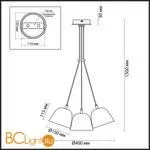 Подвесной светильник Lumion Joseph 4455/3 - Фото 1