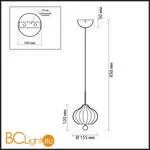 Подвесной светильник Lumion Juliet 4458/1 - Фото 1