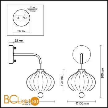 Бра Lumion Juliet 4459/1W - Фото 1