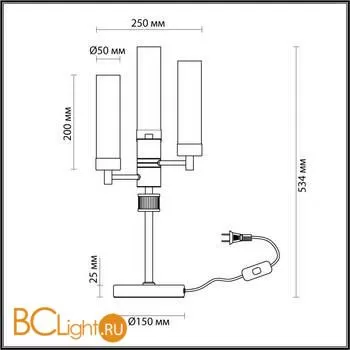 Настольная лампа Lumion KAMILLA 5275/3T - Фото 0