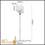 Торшер Lumion KAMILLA 5274/4F - Фото 0