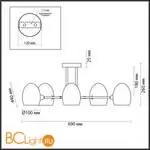 Люстра Lumion KENDALL 6513/5C - Фото 0